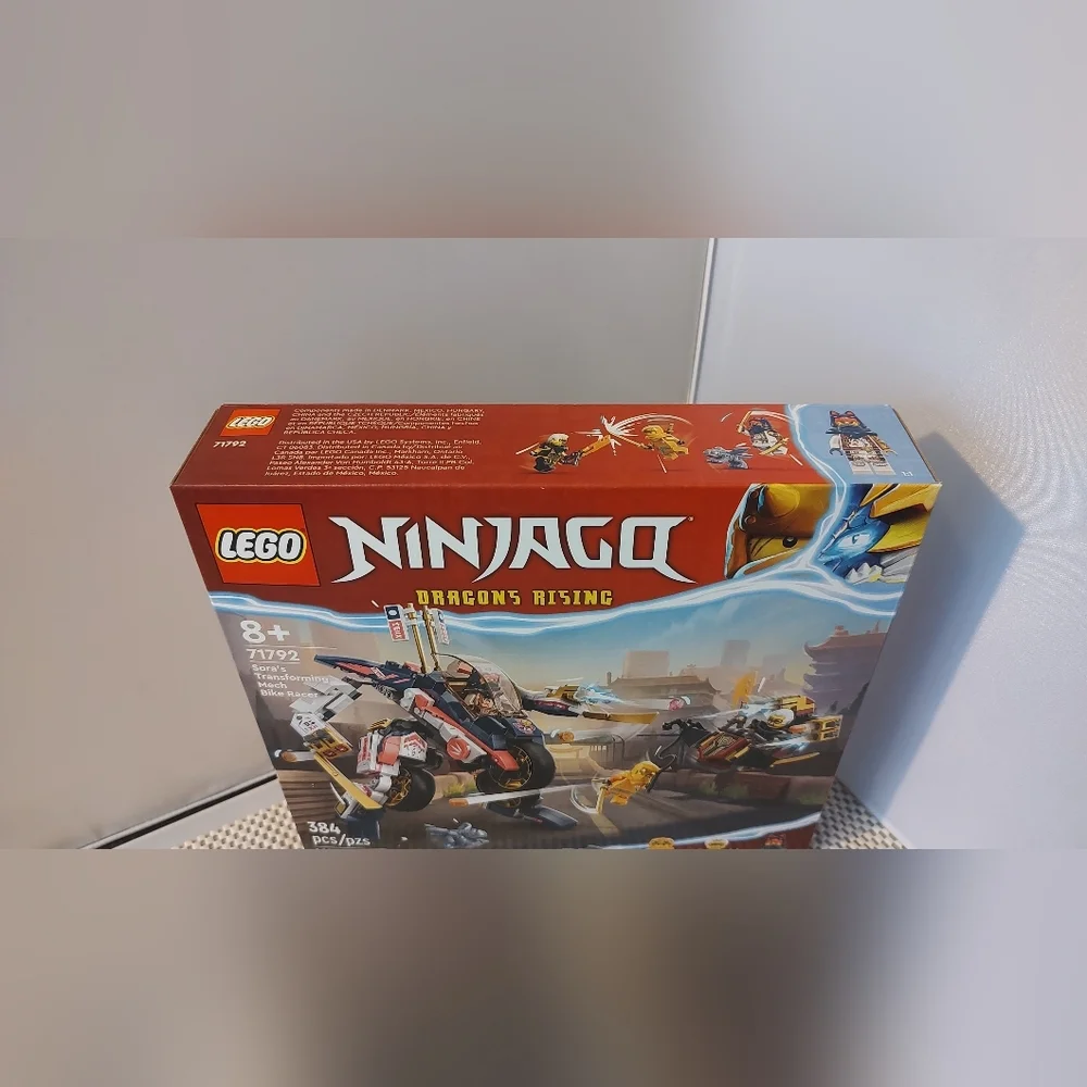 Lego Ninjago 71792 Sora's Transforming Mech Bike Racer Dragons Rising NWT
